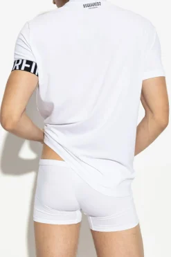Dsquared2 BIAŁY T-shirt z kolekcji `Underwear`
