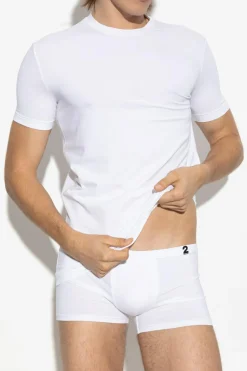 Dsquared2 BIAŁY T-shirt z kolekcji `Underwear`