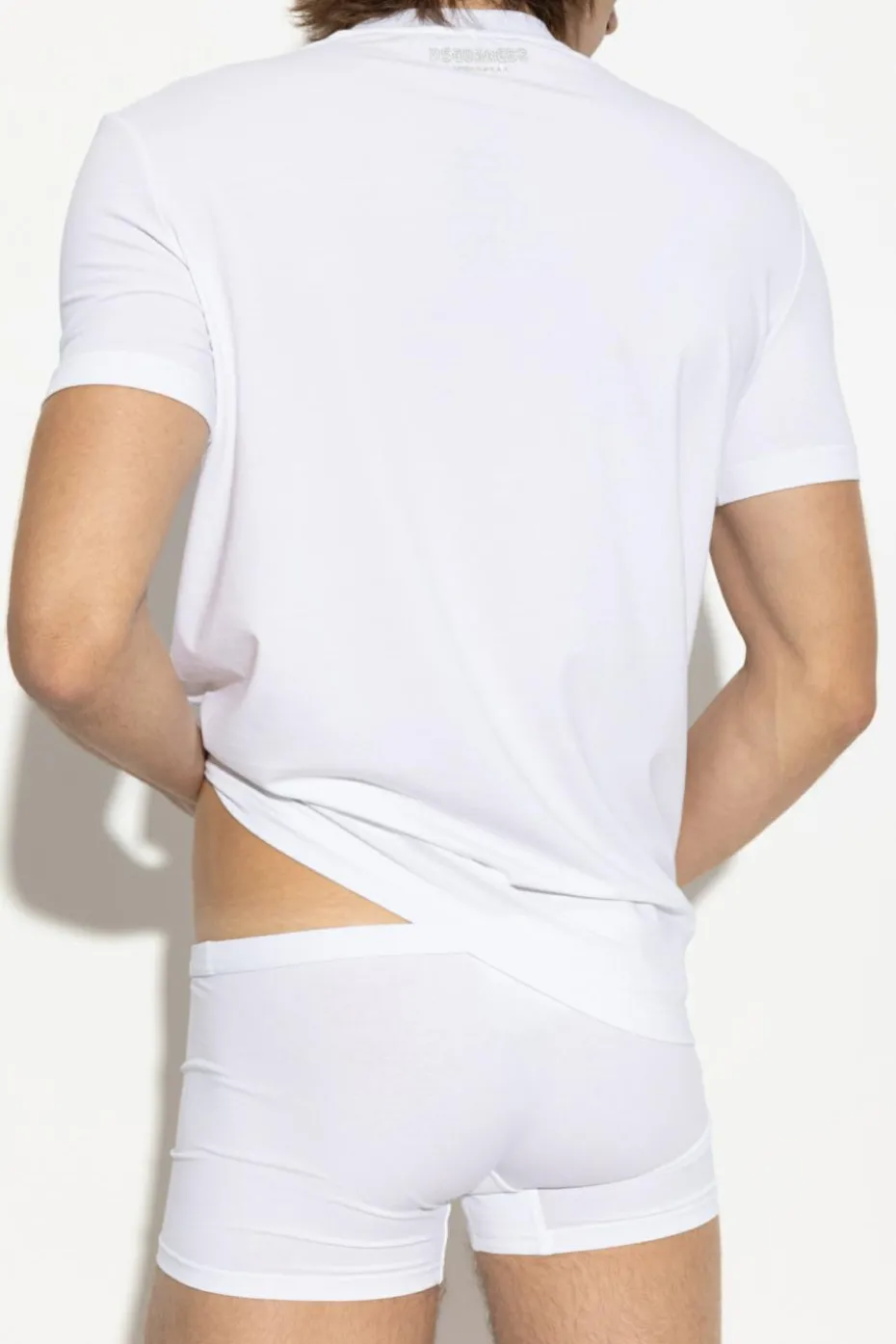 Dsquared2 BIAŁY T-shirt z kolekcji `Underwear`