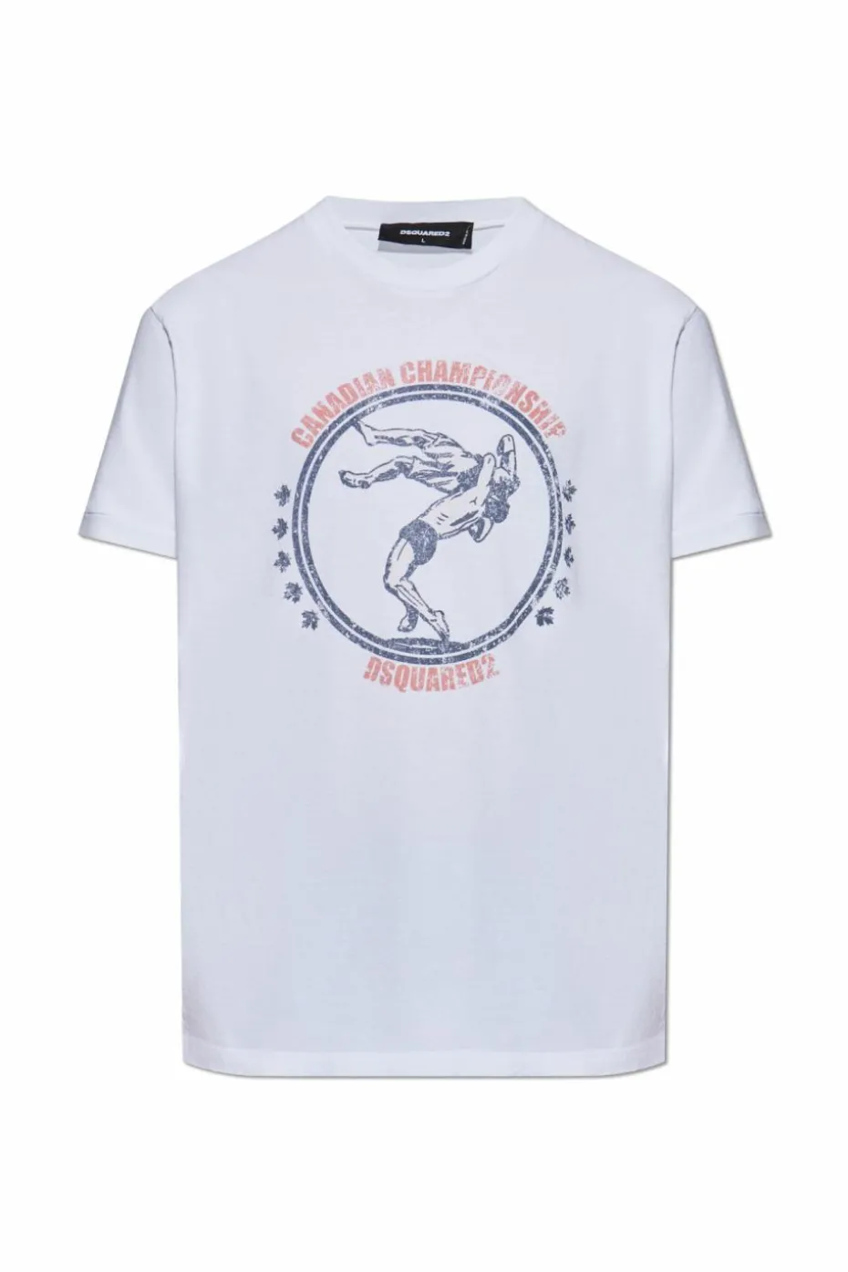 Dsquared2 BIAŁY T-shirt z logo