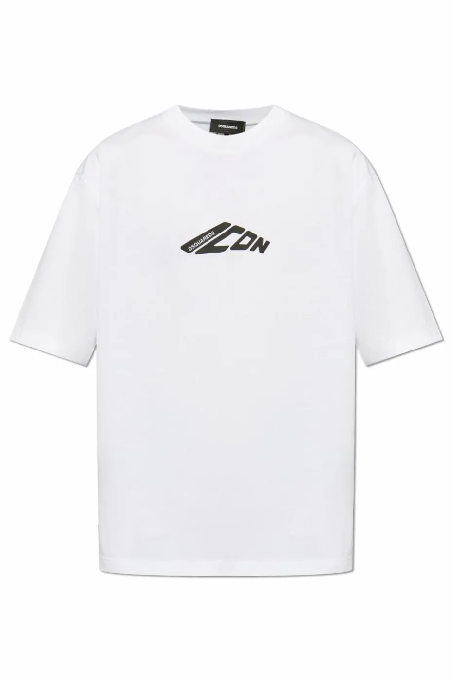 Dsquared2 BIAŁY T-shirt z logo