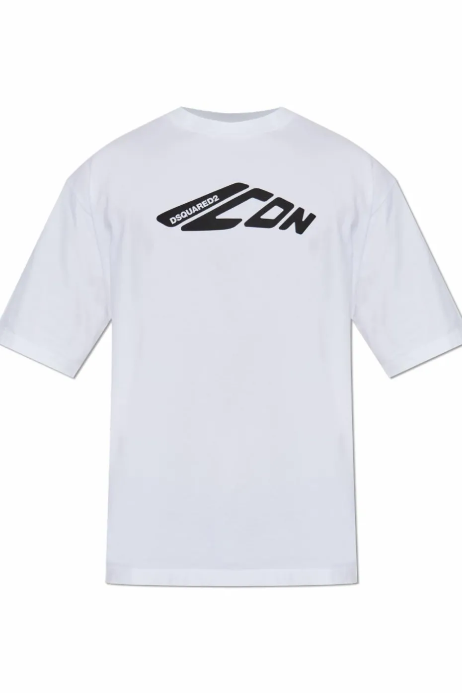Dsquared2 BIAŁY T-shirt z logo