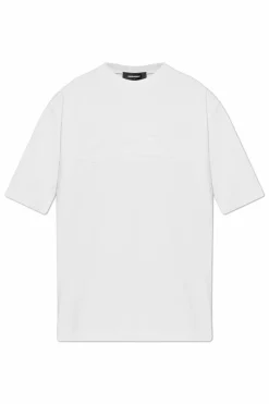 Dsquared2 BIAŁY T-shirt z logo