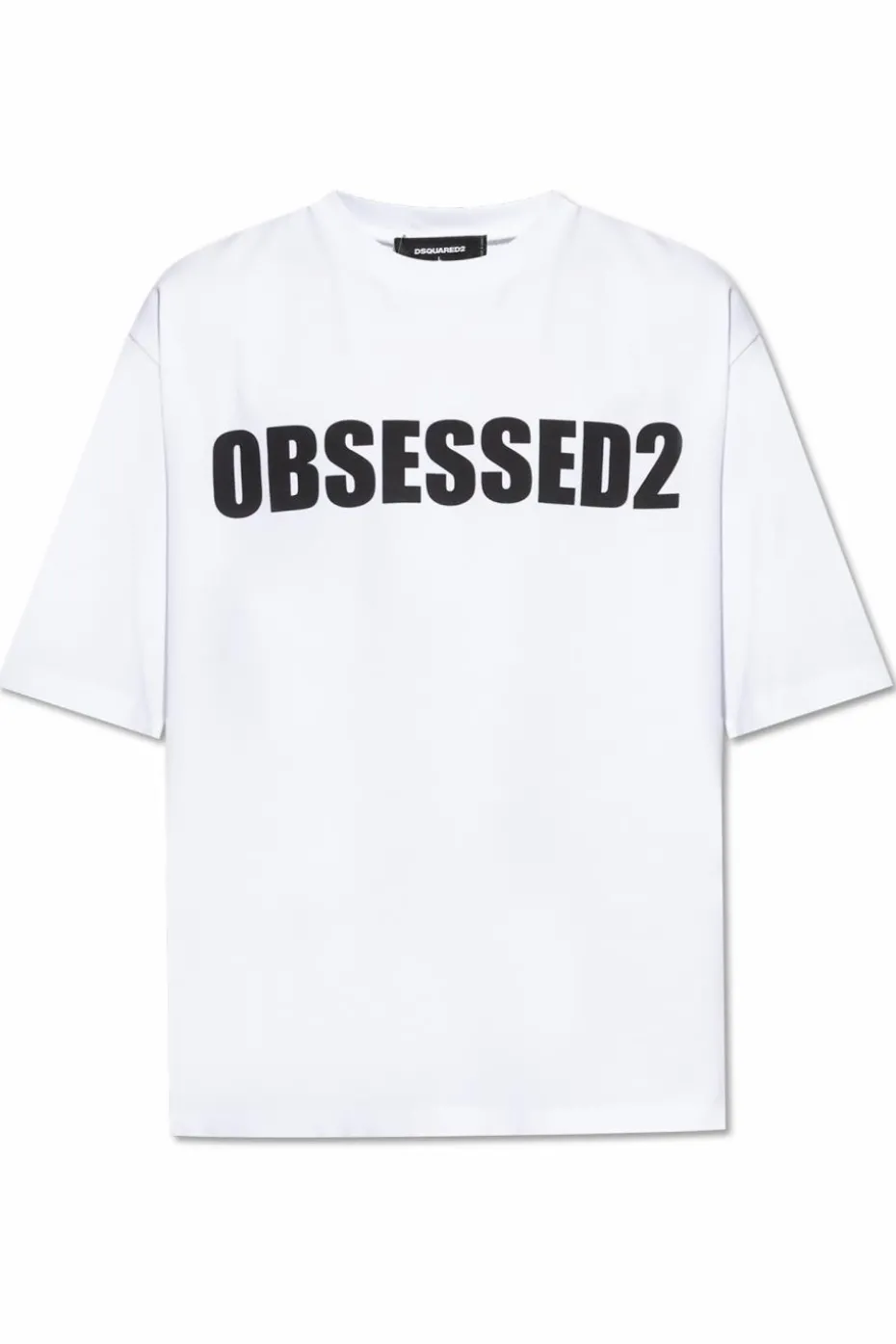 Dsquared2 BIAŁY T-shirt z logo