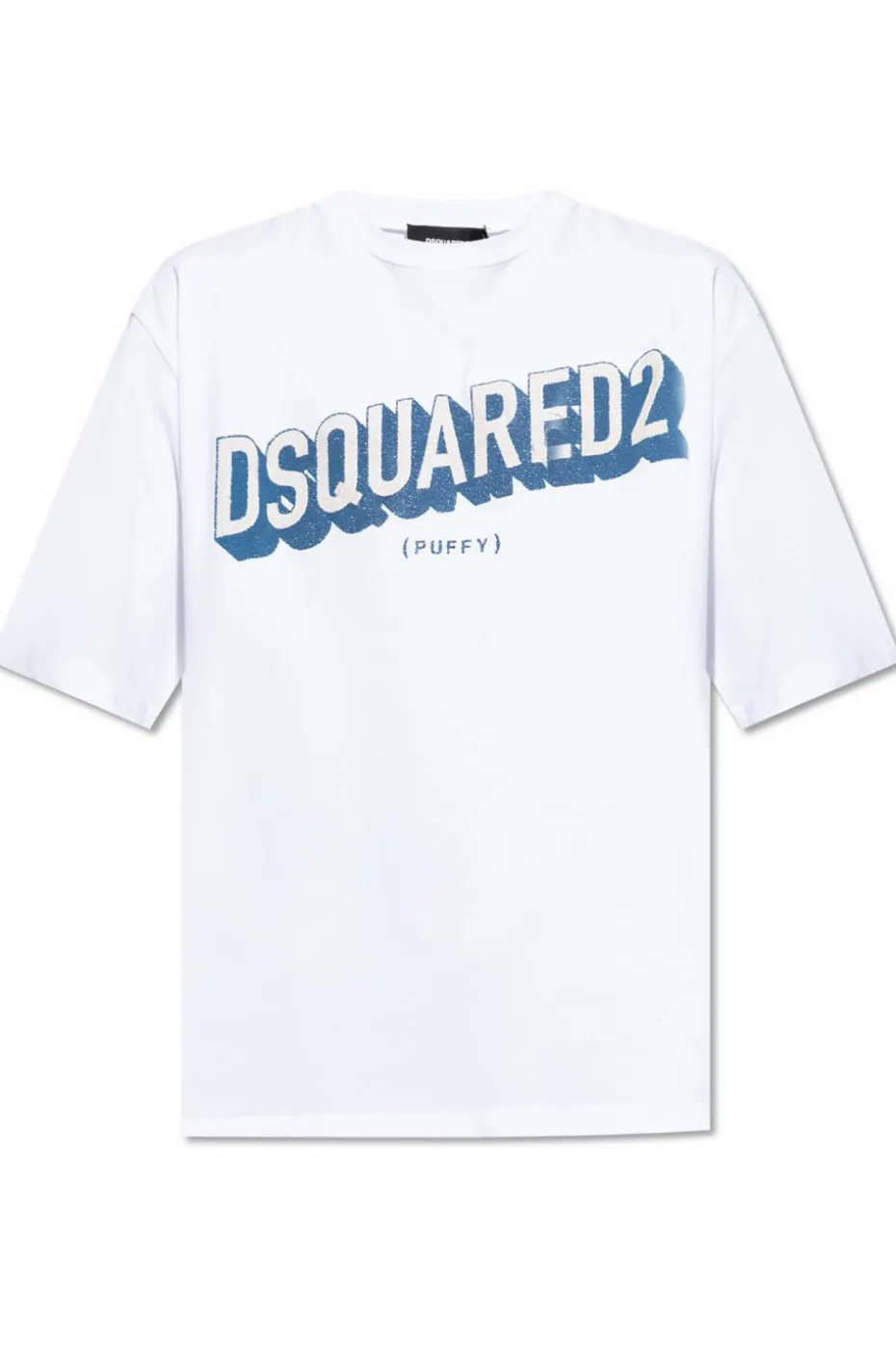 Dsquared2 BIAŁY T-shirt z logo