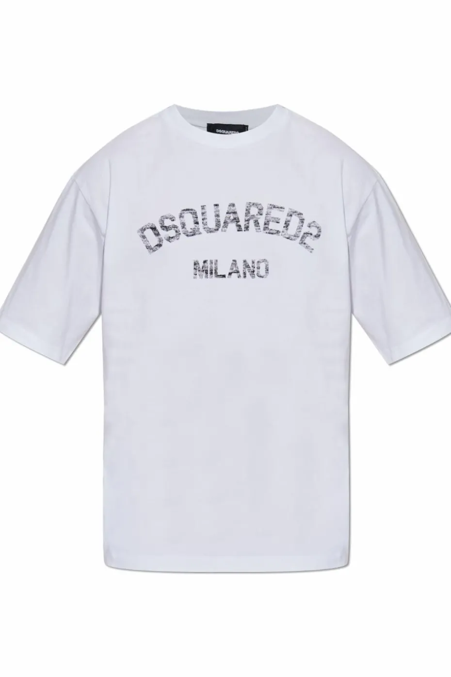 Dsquared2 BIAŁY T-shirt z logo