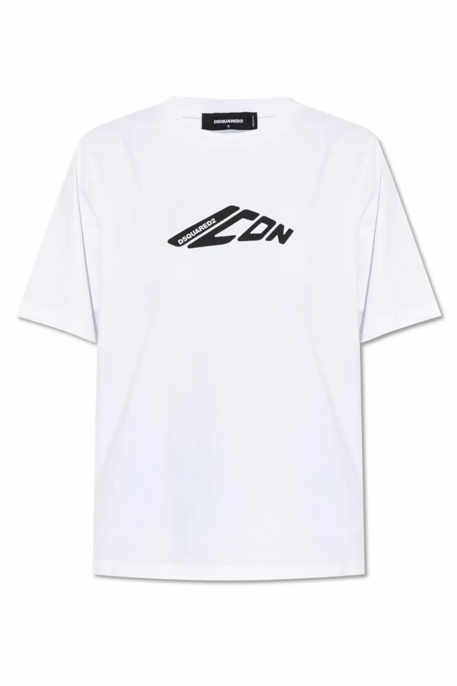 Dsquared2 BIAŁY T-shirt z logo