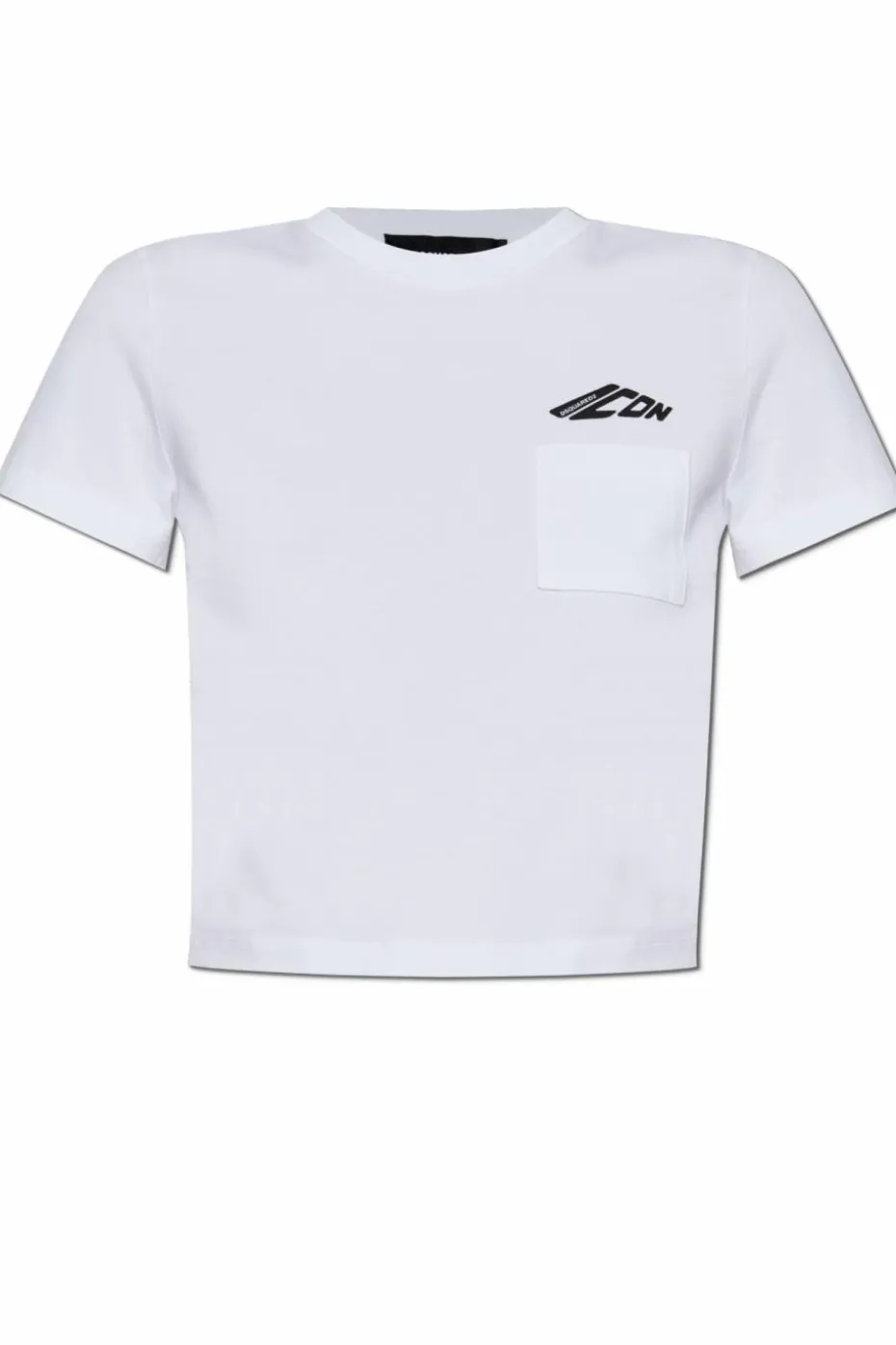 Dsquared2 BIAŁY T-shirt z logo