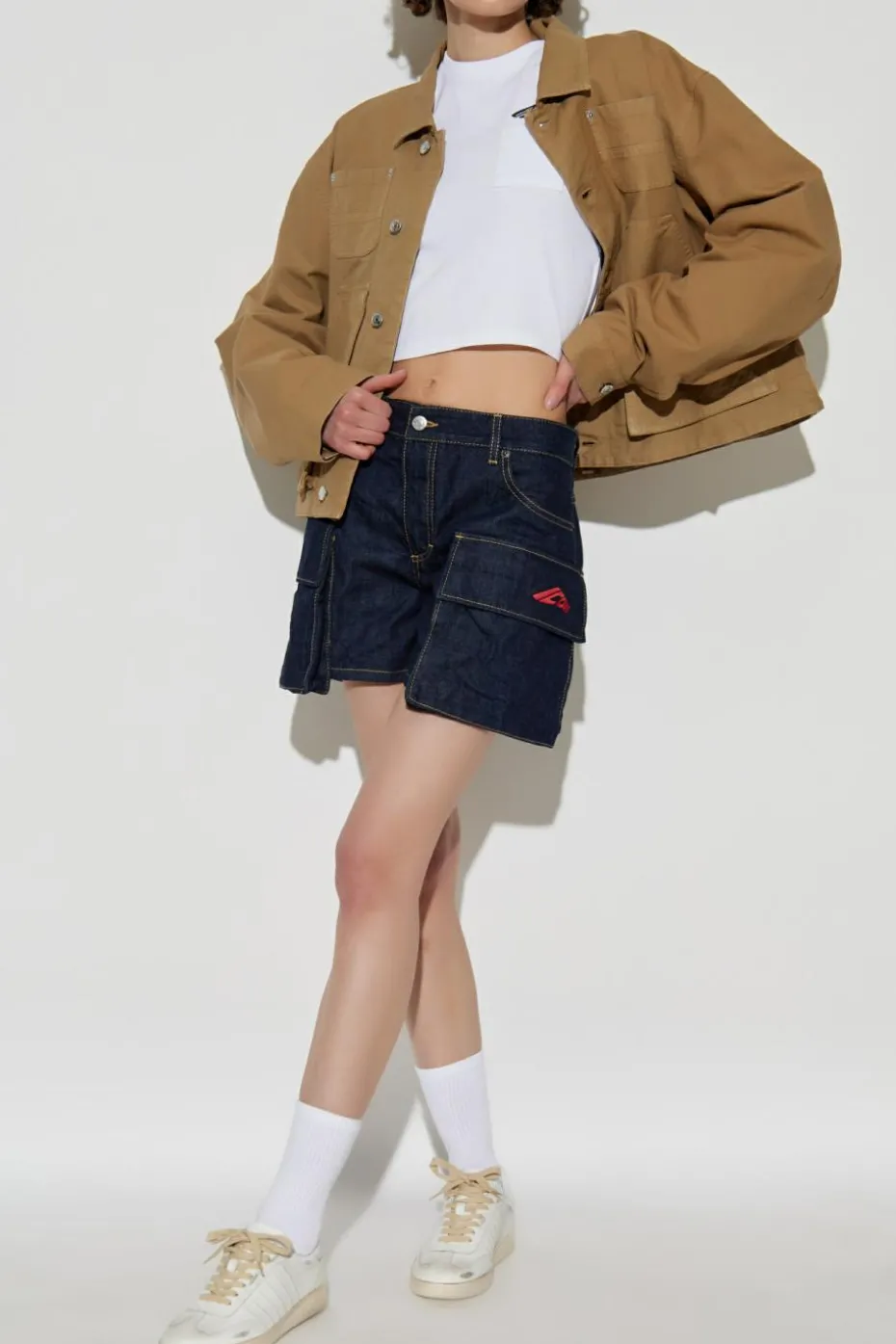 Dsquared2 BIAŁY T-shirt z logo
