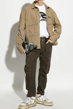 Dsquared2 BIAŁY T-shirt z nadrukiem