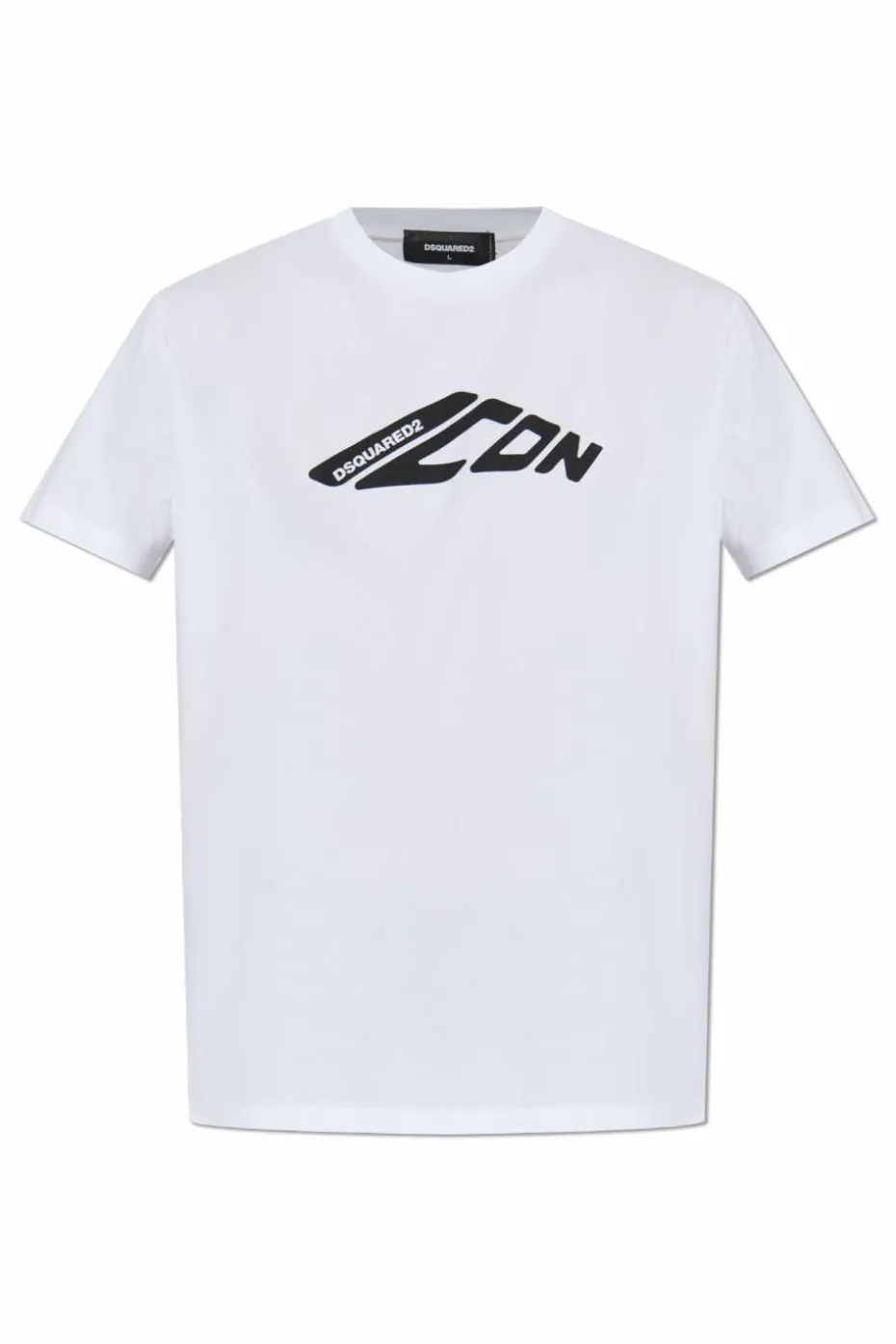 Dsquared2 BIAŁY T-shirt z nadrukiem