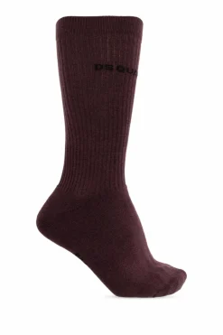 Dsquared2 BORDO Skarpety z logo