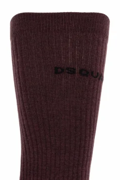 Dsquared2 BORDO Skarpety z logo