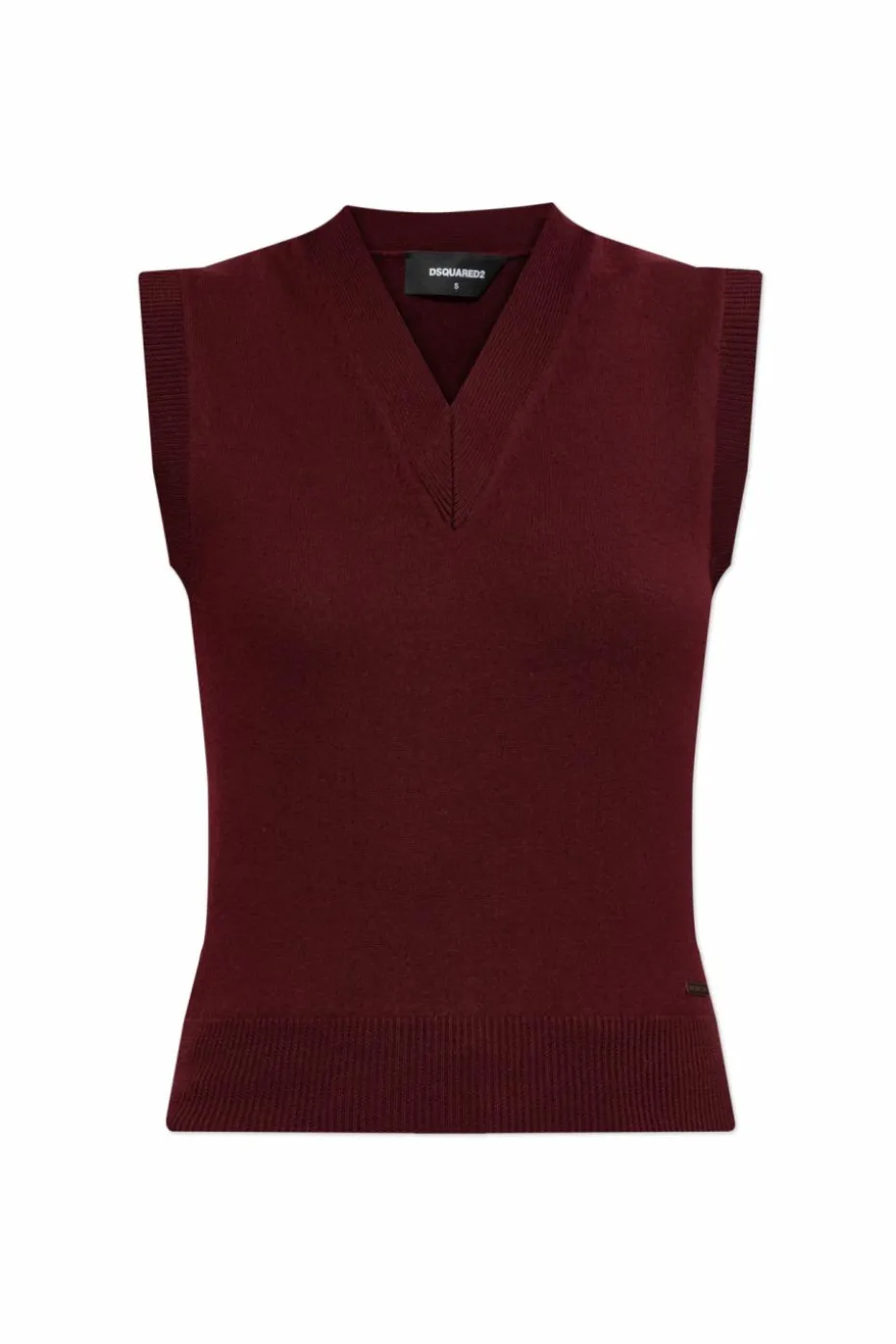 Dsquared2 BORDO Wełniana kamizelka