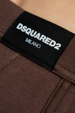 Dsquared2 BRĄZOWY Bokserki z logo
