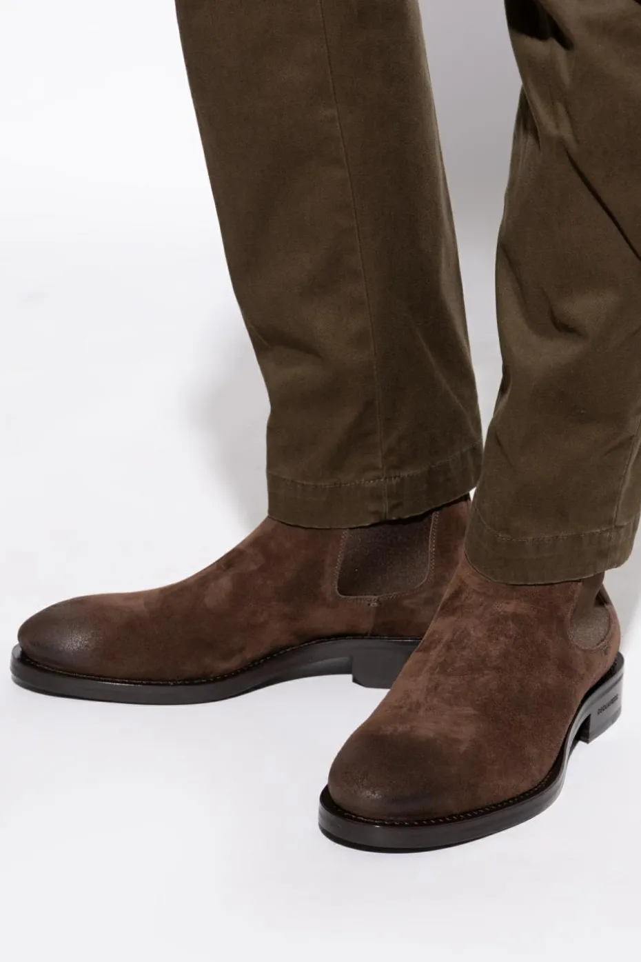 Dsquared2 BRĄZOWY Botki za kostkę