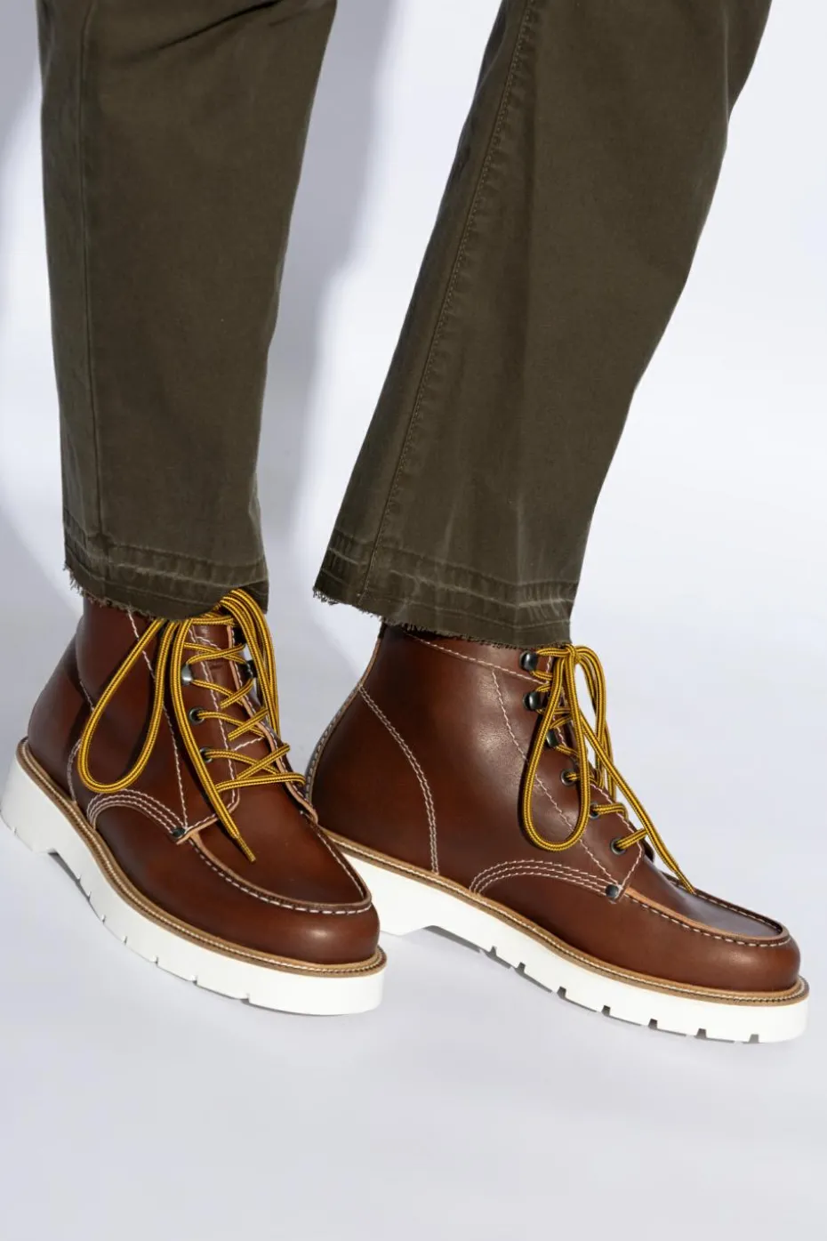 Dsquared2 BRĄZOWY Buty za kostkę
