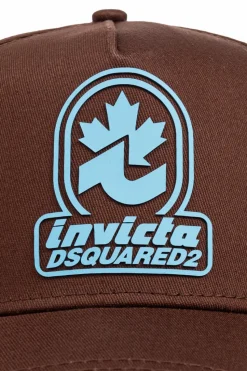 Dsquared2 BRĄZOWY Czapka kapsuła 'Invicta'