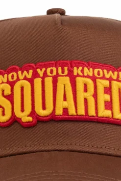 Dsquared2 BRĄZOWY Czapka z daszkiem