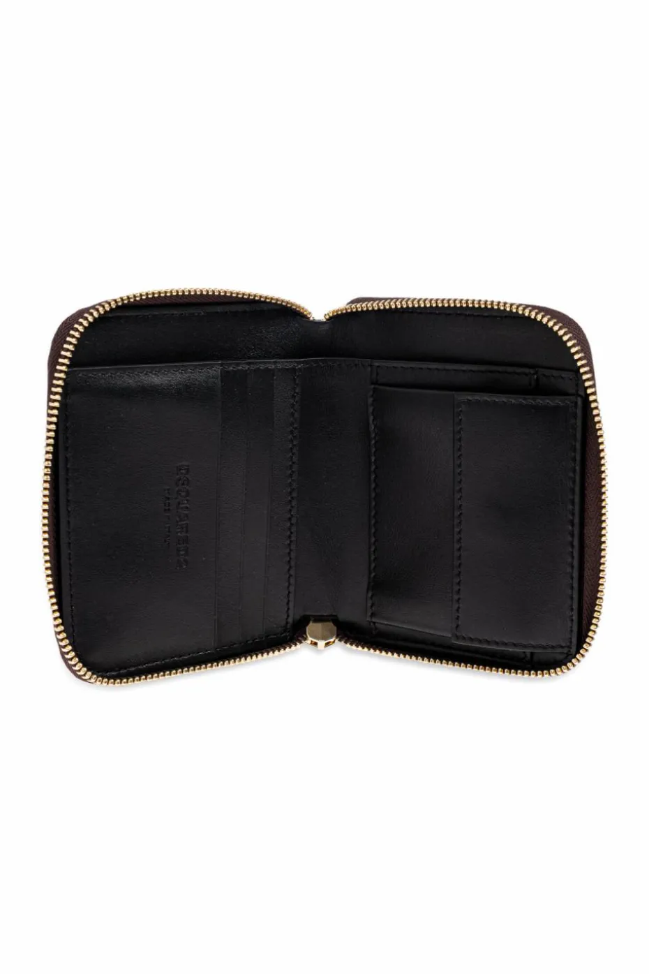 Dsquared2 BRĄZOWY Portfel z logo