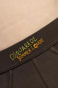 Dsquared2 BRĄZOWY Slipy kapsuła `Summer Lovers`