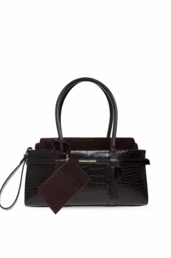 Dsquared2 BRĄZOWY Torba na ramię `Twin`