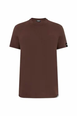 Dsquared2 BRĄZOWY T-shirt z kolekcji `Underwear`