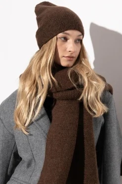 Dsquared2 BRĄZOWY Wełniana czapka