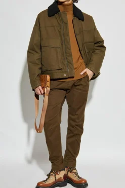 Dsquared2 BRĄZOWY Wełniany golf