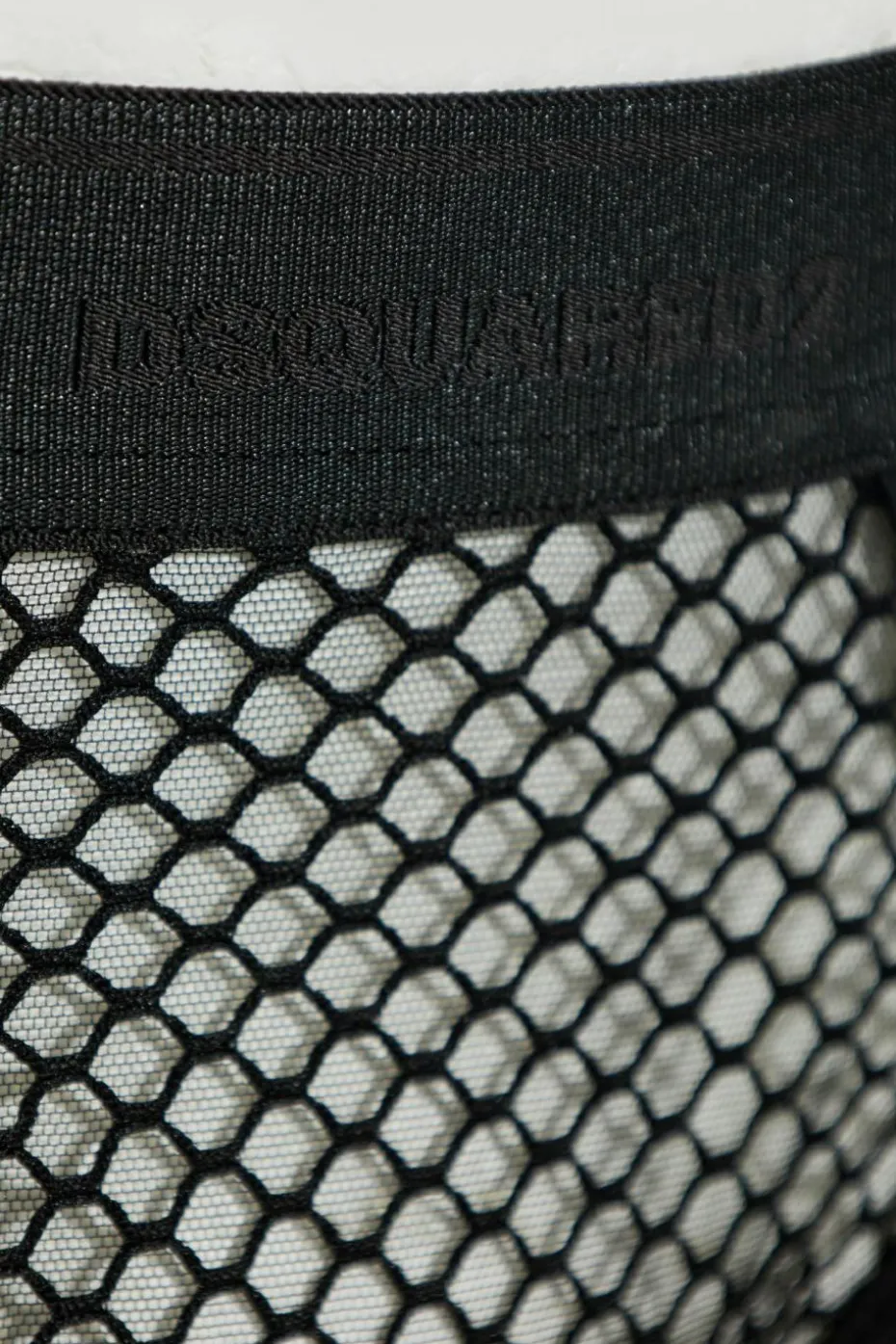 Dsquared2 CZARNY Ażurowe slipy