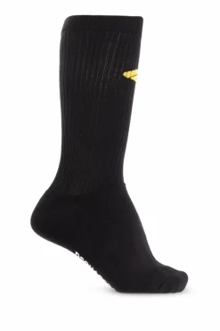 Dsquared2 CZARNY Bawełniane skarpety z logo