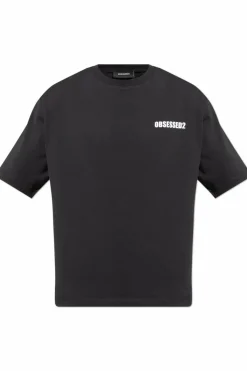 Dsquared2 CZARNY Bawełniany t-Shirt