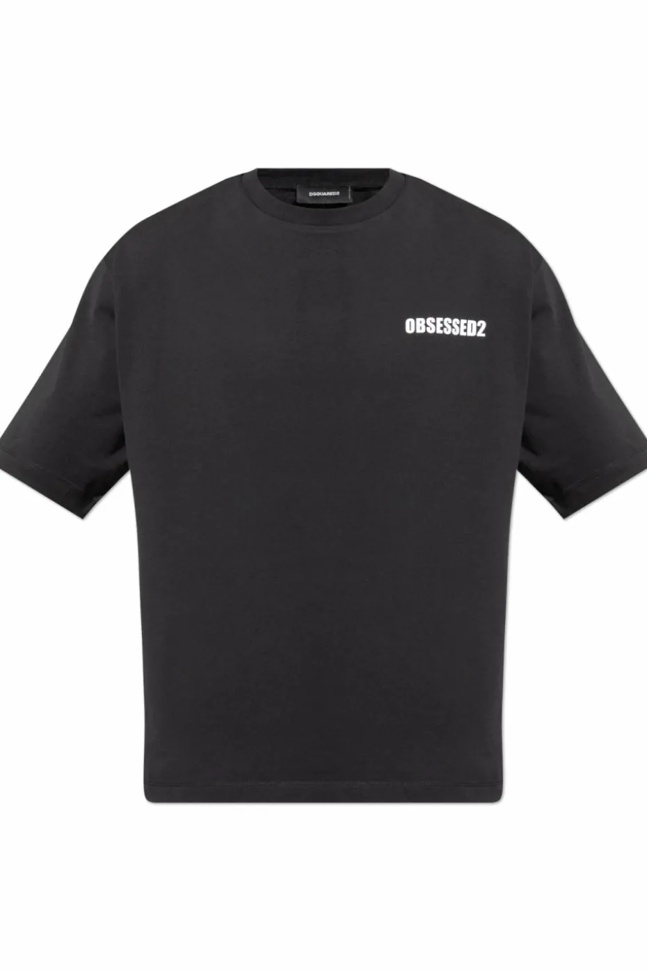 Dsquared2 CZARNY Bawełniany t-Shirt