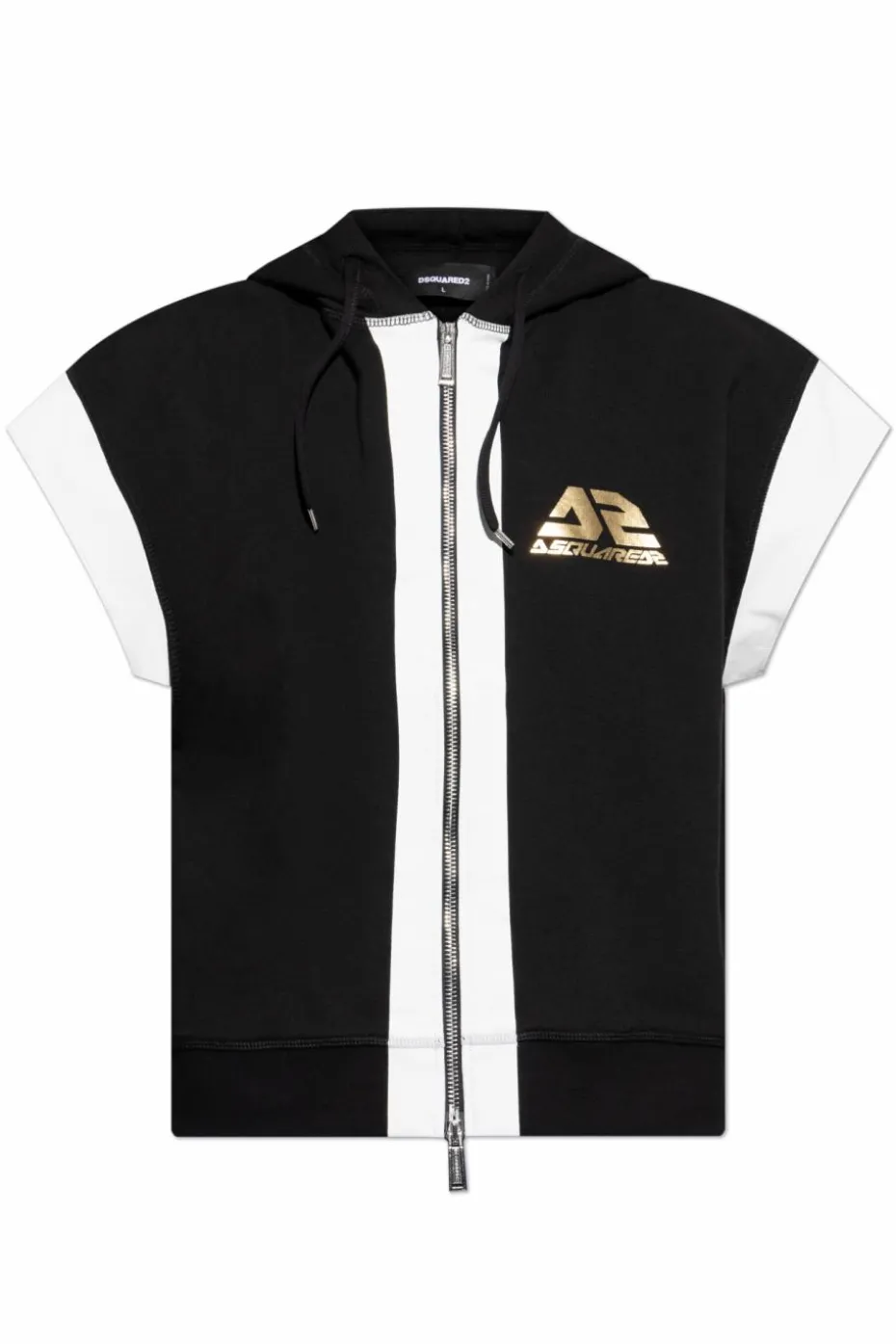Dsquared2 CZARNY Bluza bez rękawów