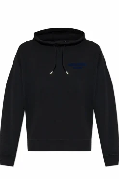 Dsquared2 CZARNY Bluza z kapturem