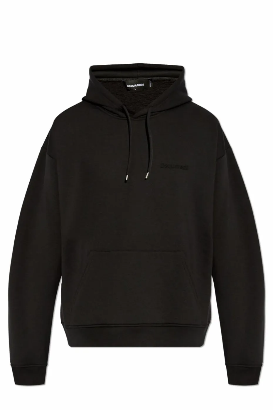 Dsquared2 CZARNY Bluza z kapturem