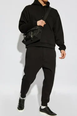 Dsquared2 CZARNY Bluza z kapturem