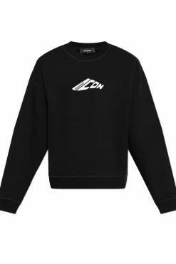Dsquared2 CZARNY Bluza z logo
