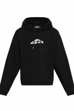 Dsquared2 CZARNY Bluza z logo