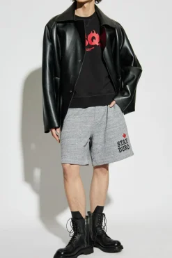 Dsquared2 CZARNY Bluza z logo