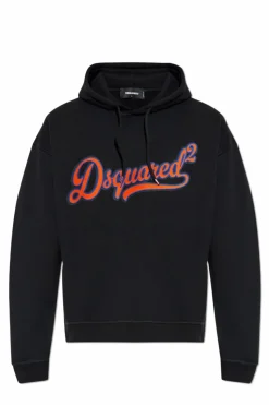 Dsquared2 CZARNY Bluza z nadrukiem