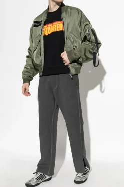 Dsquared2 CZARNY Bluza z nadrukiem