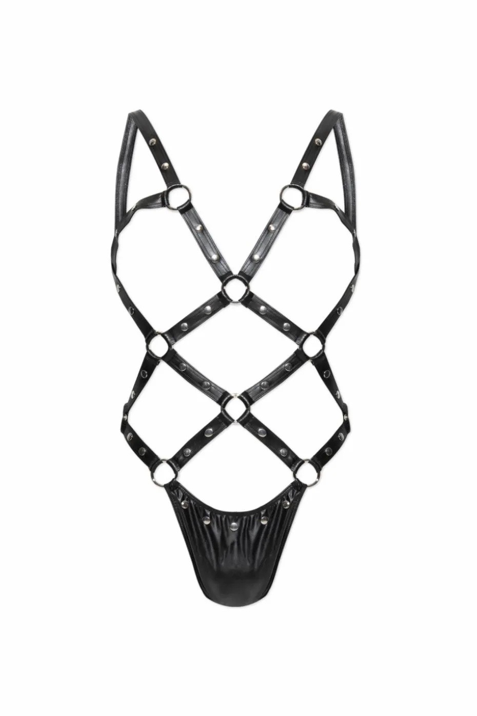 Dsquared2 CZARNY Body z ćwiekami