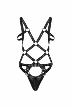 Dsquared2 CZARNY Body z ćwiekami