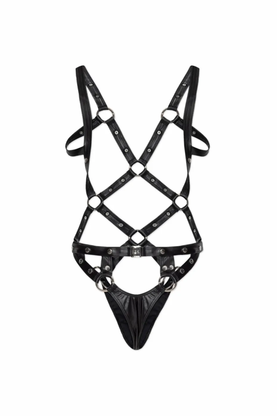 Dsquared2 CZARNY Body z ćwiekami