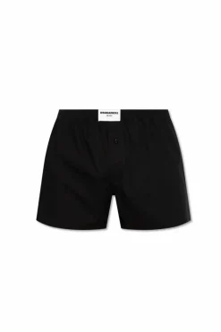 Dsquared2 CZARNY Bokserki z logo