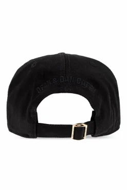 Dsquared2 CZARNY Czapka z daszkiem