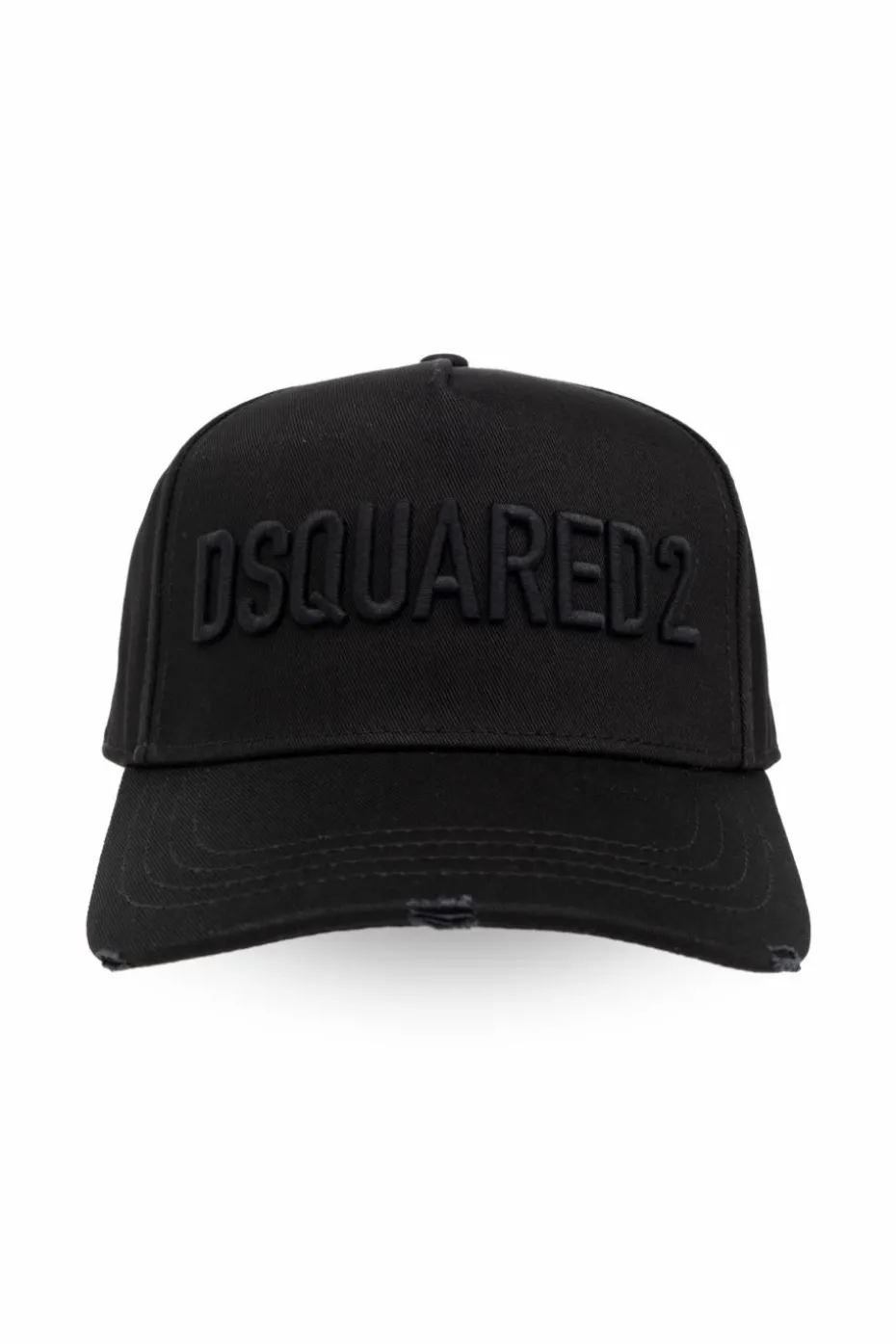 Dsquared2 CZARNY Czapka z daszkiem