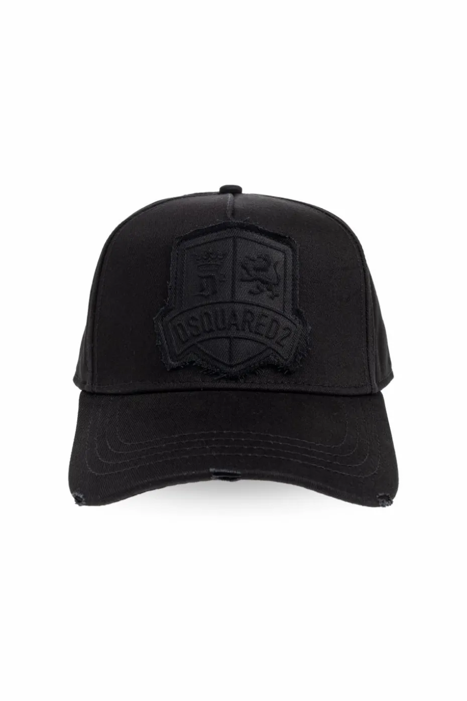 Dsquared2 CZARNY Czapka z daszkiem