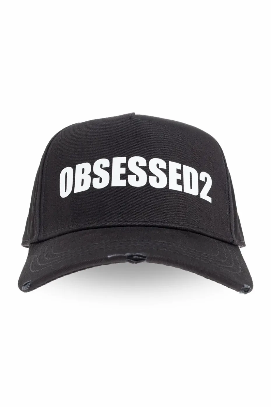 Dsquared2 CZARNY Czapka z daszkiem